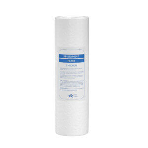 Naturewater PP Filtre à sédiments – 10" 254 mm – Finesse 5µ – 60 x 60 x 254 mm – Filtre à eau potable